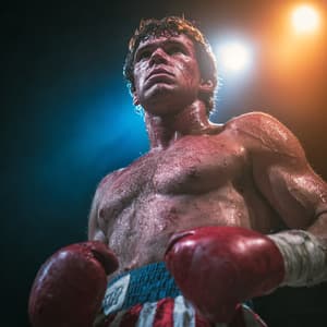 AI-generated target portrait